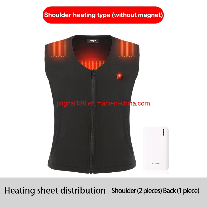 3-Speed Intelligent Temperature Control Heating Vest, Battery-Powered Unisex Heating Vest