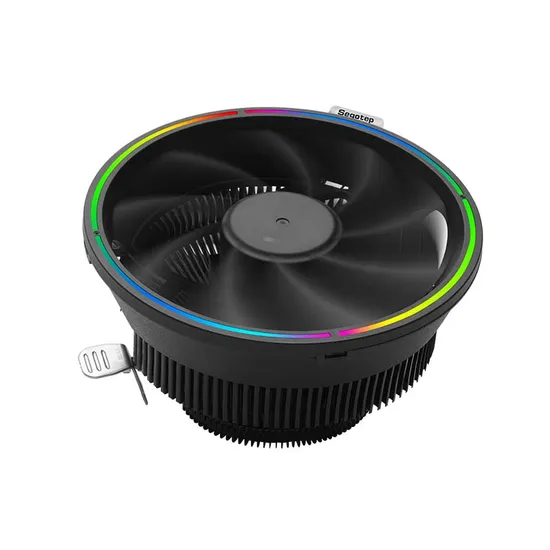 Segotep 게임 액세서리, 12cm 팬이 있는 CPU RGB LED 링, 23dB 음소거 실행, 43PCS 버클 알루미늄 핀, 쉬운 설치, 55cm 높이 Segotep OEM 쿨러